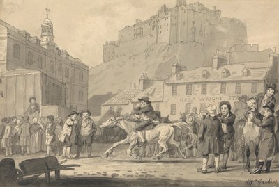 Edinburgh-i kastély és lóvásár alkotó: Walter Geikie
