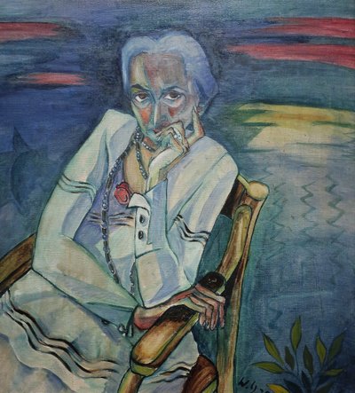 1920 Gramatte portré Schapiere alkotó: Walter Gramatte