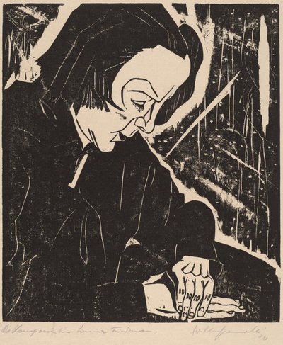 Die Komponistin Sonia Friedman A zeneszerző Sonia Friedman, 1920. alkotó: Walter Gramatte