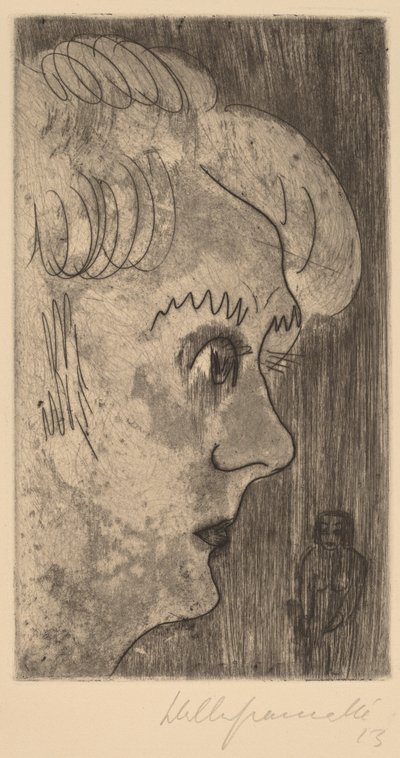 Profilvezető, 1923. alkotó: Walter Gramatte