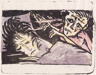 Qual Torment, 19201921. alkotó: Walter Gramatte