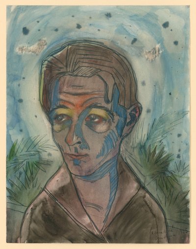 Selbstbildnis alkotó: Walter Gramatte