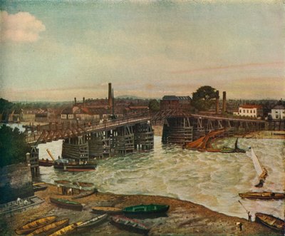 Régi Battersea híd, 1874-1933 alkotó: Walter Greaves