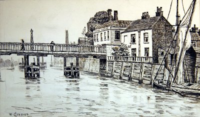 Swan Tavern, Battersea alkotó: Walter Greaves