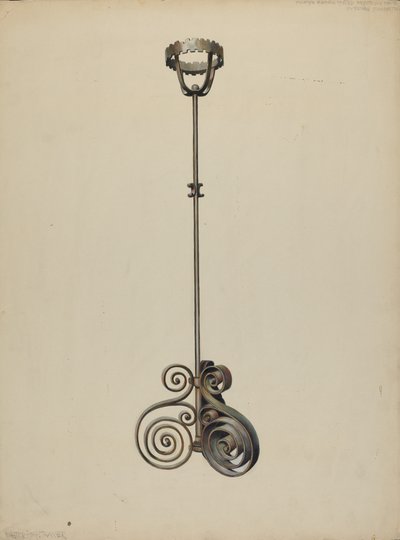 Állvány a füstölőhöz, c. 1938. alkotó: Walter Hochstrasser