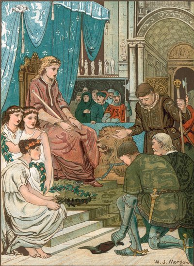 A királynő és a két lovag alkotó: Walter Jenks Morgan