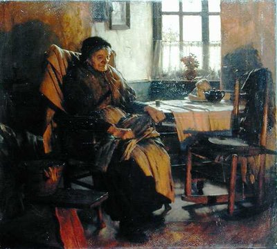 A tűz fényében alkotó: Walter Langley