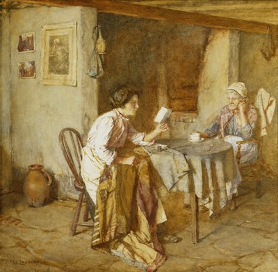 A levél, alkotó: Walter Langley
