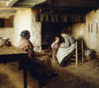 Az új érkezés, alkotó: Walter Langley