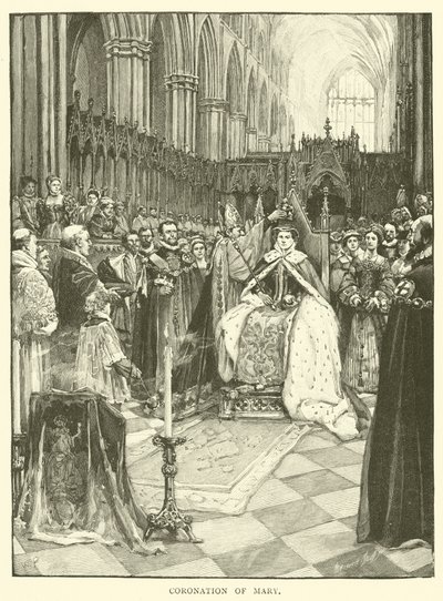 Mária koronázása alkotó: Walter Paget