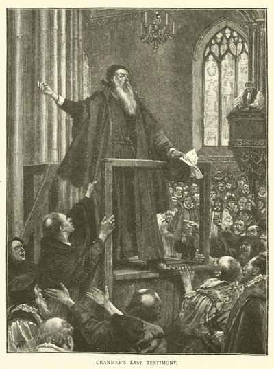 Cranmer utolsó vallomása alkotó: Walter Paget