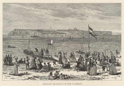 Helgoland, a Németországnak átengedendő sziget alkotó: Walter Paget