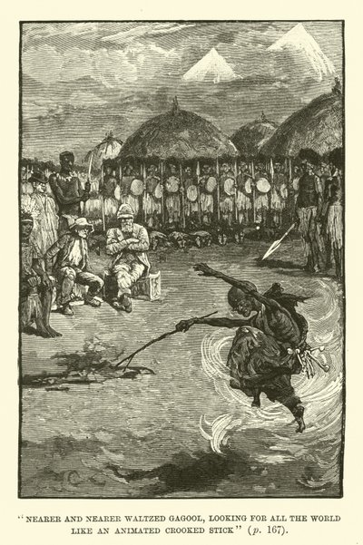 Illusztráció a King Solomons Mineshez, H Rider Haggardtól alkotó: Walter Paget