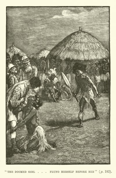 Illusztráció a King Solomons Mineshez, H Rider Haggardtól alkotó: Walter Paget