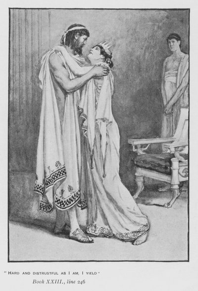 Illusztráció a pápa Homérosz Odüsszeiájához (litho) alkotó: Walter Paget