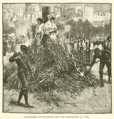 Testwood és társai mártíromsága alkotó: Walter Paget