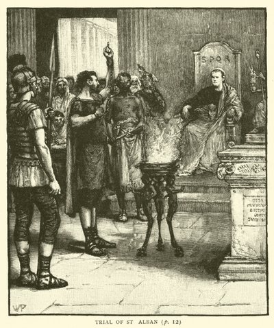 Szent Albán tárgyalása alkotó: Walter Paget
