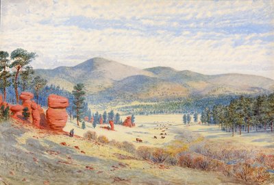A Monument Parkban, Colorado államban, 1874. alkotó: Walter Paris