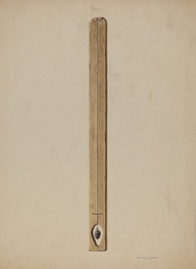 Vízvezeték és tábla, 1939. alkotó: Walter Praefke