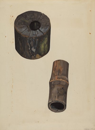 Vízvezeték, c. 1937. alkotó: Walter Praefke