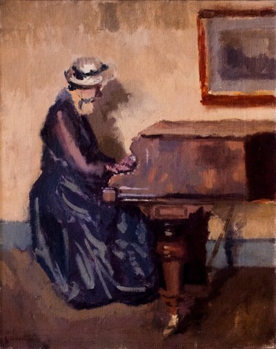Chopin, 1914 körül (olaj, vászon) alkotó: Walter Richard Sickert