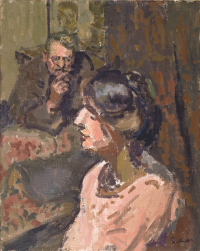 Hubby és Marie, 1912 körül (olaj, vászon) alkotó: Walter Richard Sickert