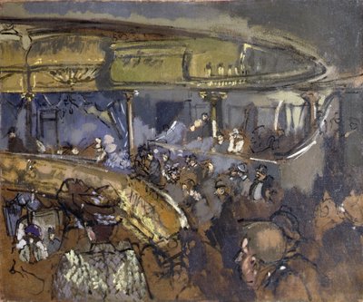 Az Eldorádó, Párizs (olaj, vászon) alkotó: Walter Richard Sickert