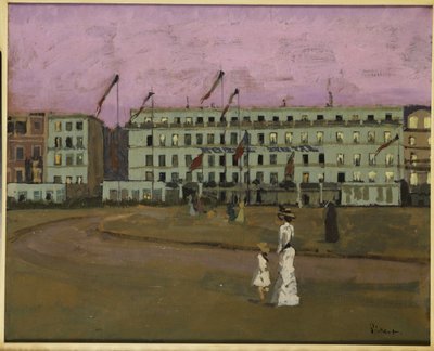 A Hotel Royal, Dieppe, 1894 körül alkotó: Walter Richard Sickert