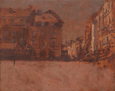 La Grande Rue, Dieppe (olaj, vászon) alkotó: Walter Richard Sickert