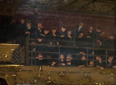 Noctes Ambrosionae, Az öreg mogul galériája, 1906-07. alkotó: Walter Richard Sickert