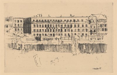 Old Hotel Royal Dieppe alkotó: Walter Richard Sickert