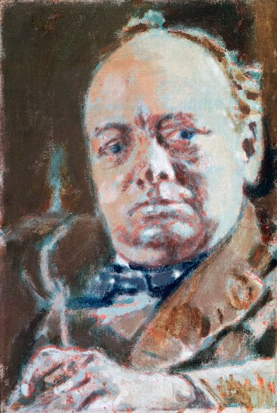 Sir Winston Leonard Spencer Churchill portréja (Woodstock alkotó: Walter Richard Sickert