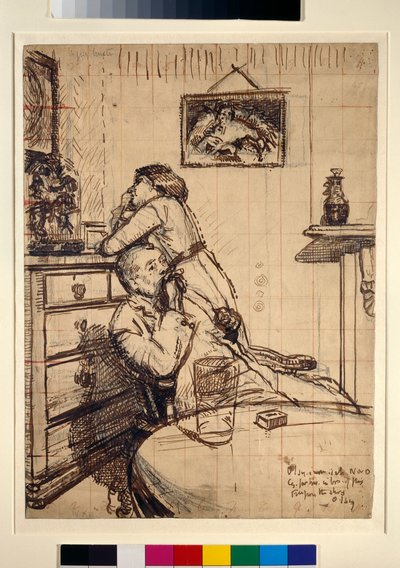 Tanulmány az Ennui számára: Férj és Marie alkotó: Walter Richard Sickert