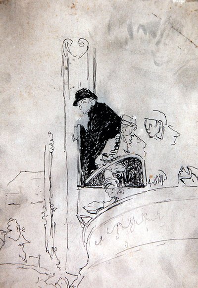 Az Old Bedford galériája, 1895-1900 körül (toll és tus, papír) alkotó: Walter Richard Sickert