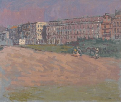 A Hotel Royal, Dieppe, 1900-01 körül (olaj, vászon) alkotó: Walter Richard Sickert
