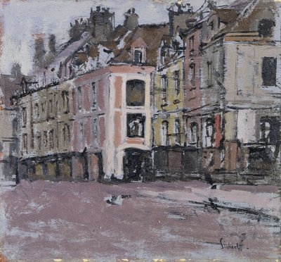 The Old Arcades, Dieppe; The Old Arcades, Dieppe, 1898-1900 körül alkotó: Walter Richard Sickert