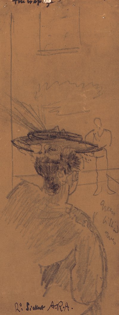 A trapéz (ceruza) alkotó: Walter Richard Sickert