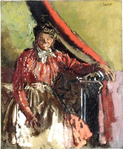 Nő egy ágyon ülve alkotó: Walter Richard Sickert