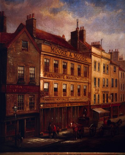 Bishopsgate, London, 1871-ben, 1872-ben alkotó: Walter Riddle