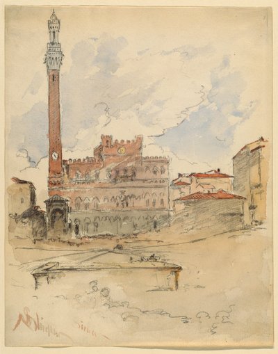 Palazzo Pubblico, Siena alkotó: Walter Shirlaw