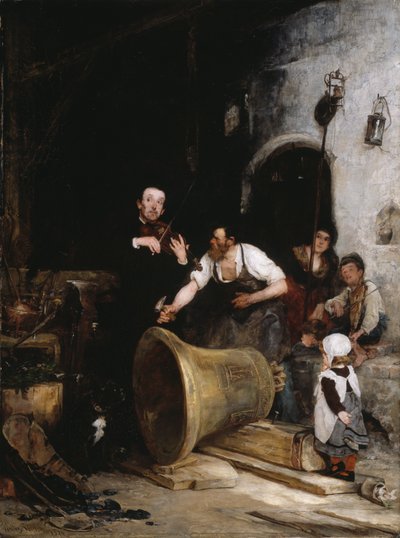 Toning a harang, 1874. alkotó: Walter Shirlaw
