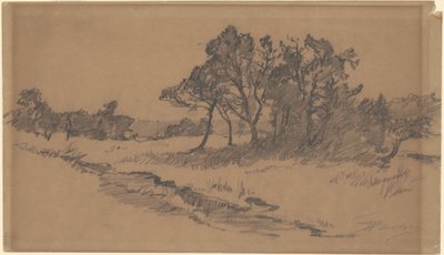 Fák a mezőn alkotó: Walter Shirlaw