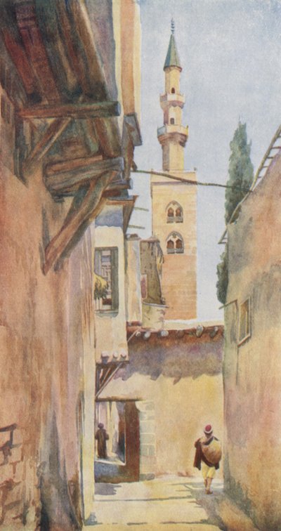 Damaszkusz: Jézus minaretje alkotó: Walter Spencer Stanhope Tyrwhitt
