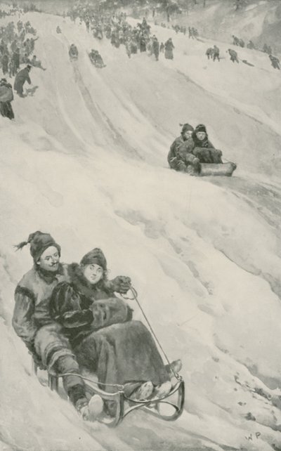 Szánkópálya Kanadában alkotó: Walter Stanley Paget