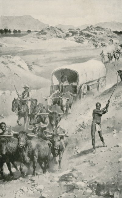 A nagy búrtúra Natalba 1835-36-ban alkotó: Walter Stanley Paget