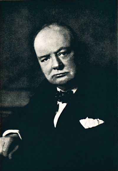 Az Rt. Hon. Winston S. Churchill, P.C., C.H., F.R.S., M.P., 1941, 1945. alkotó: Walter Stoneman