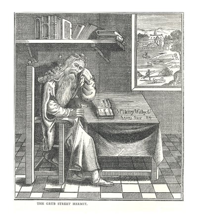 A Grub utcai remete. A Richardson által kiadott képről, 1878 alkotó: Walter Thornbury