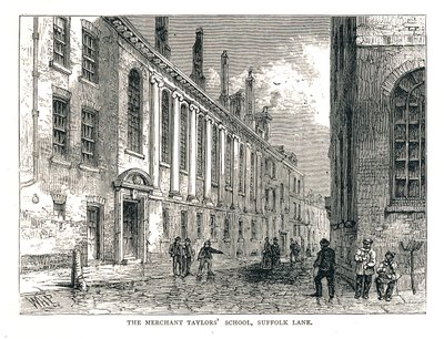 A Merchant Taylors School, Suffolk Lane, 1878 alkotó: Walter Thornbury
