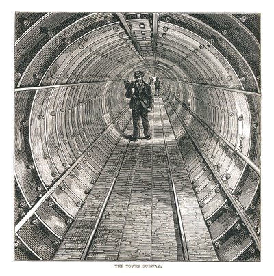 A Tower Tunnel, 1878 alkotó: Walter Thornbury