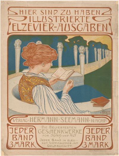 Hermann Seemann Nachfolger kiadó plakátja alkotó: Walter Tiemann